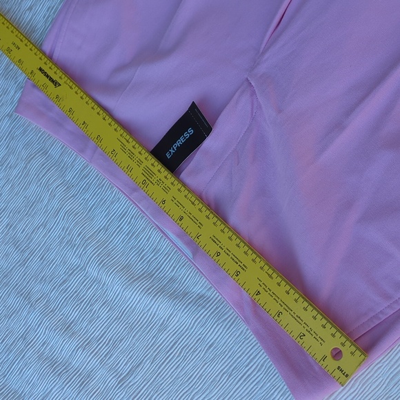 NWT Express Design‎ Studio Pink Editor Pants, Size 12 - Picture 11 of 12